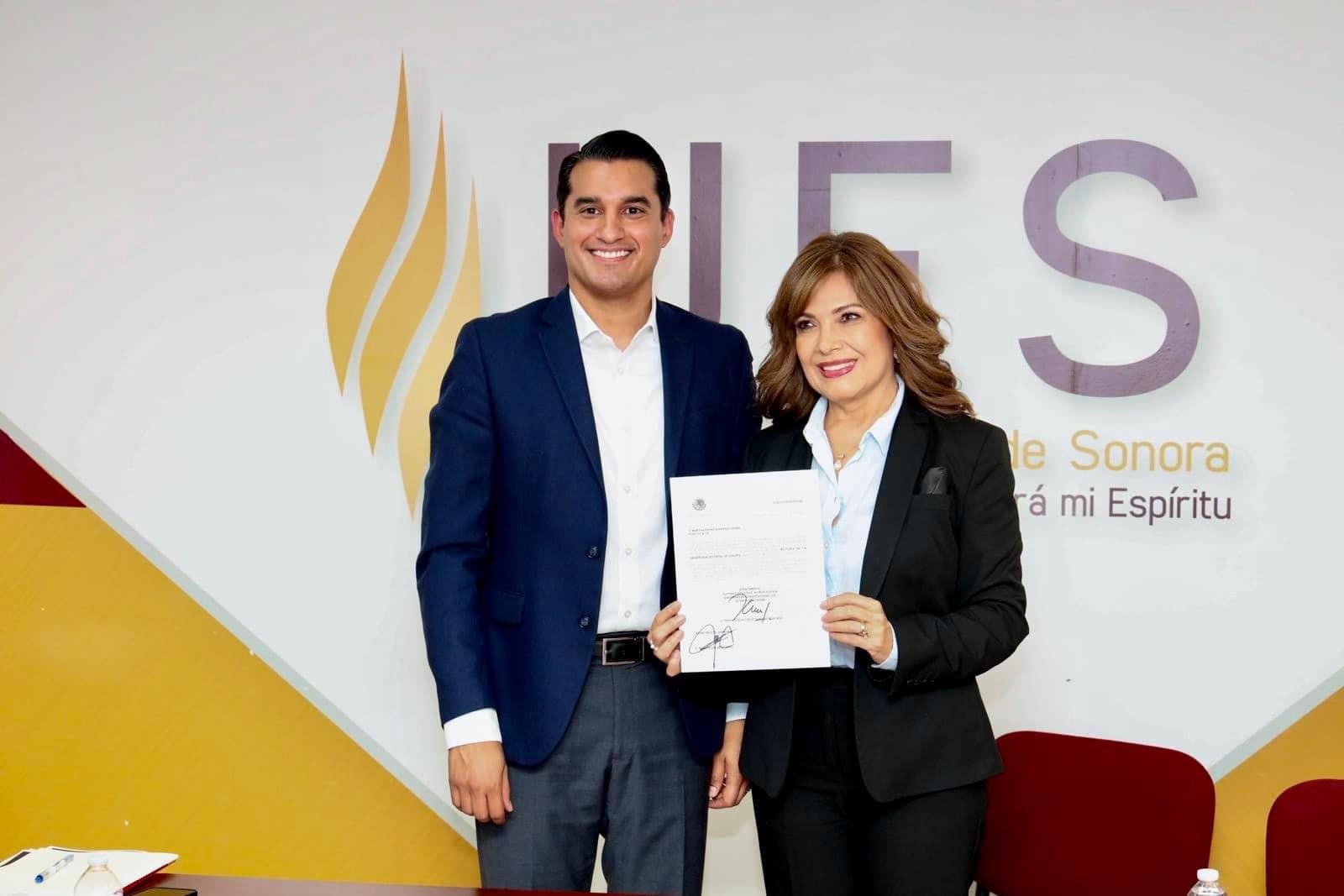 Secretario Froylán Gámez tomó protesta a rectora de la Universidad Estatal de Sonora